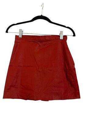 Patrick Cox Vintage Red Mini Skirt Size 8 / IT 40 Made in Italy